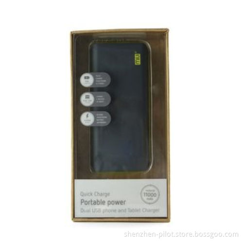 High capacity power bank, 13,000mAh for iPad, portable mobile phone with rubber coating
